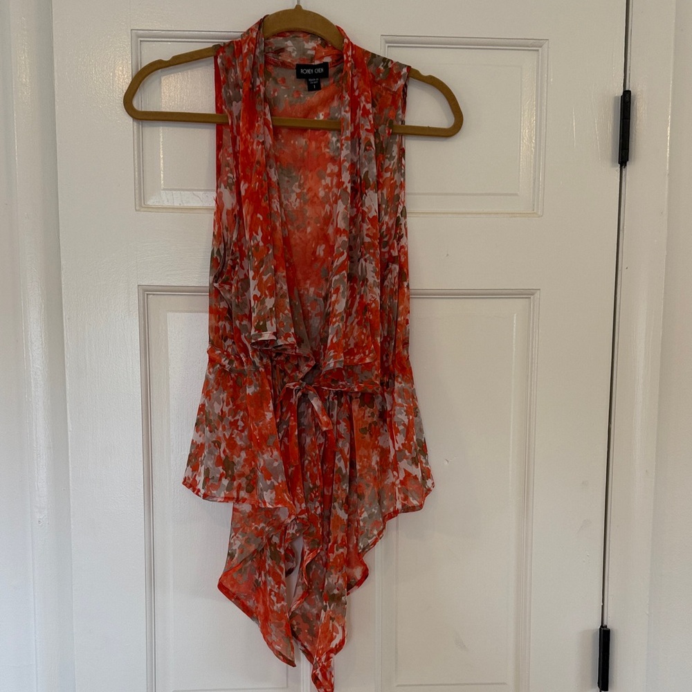 Ronen Chen Floral Top